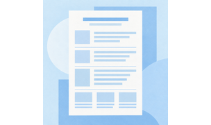 Resume spacing illustrated with a clean baby blue and white resume layout, showing clearly separated sections and balanced white space.