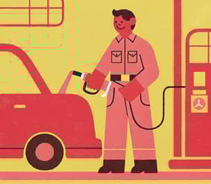 Gas station attendant Gas station attendant