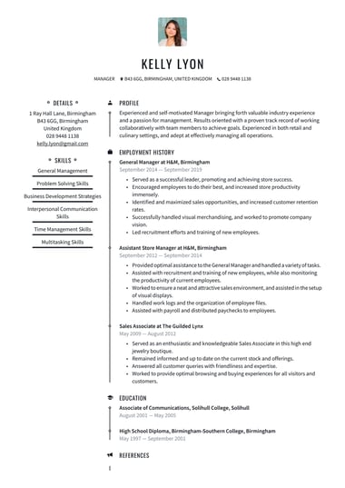 Ats CV template Corporate