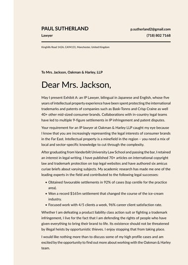 27+ Free Cover Letter Templates (UK Format) · Resume.io
