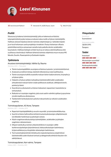 Moderni ansioluettelopohja Modern