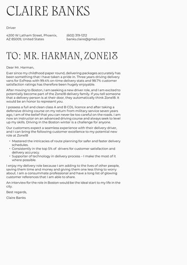 Creative cover letter template Calligraphic