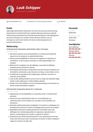 Ats cv-template Modern