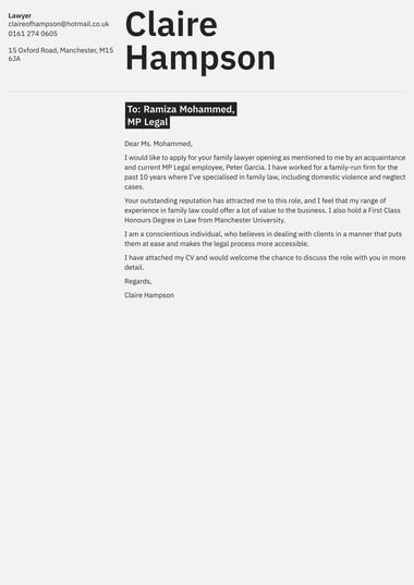 Cover letter templates for Microsoft Word (docx) · Resume.io