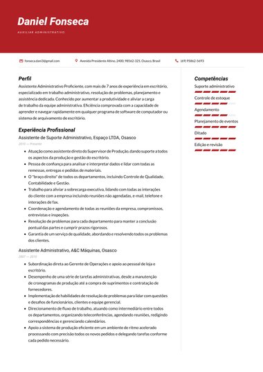 Moderno: modelo de currículo Moderno