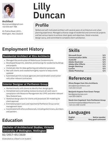 CV Templates With Photos 2025 CVapp nz Cv templates with photos 2025 cvapp nz