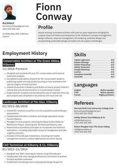 Google Docs CV Templates 2025 CVapp Ie