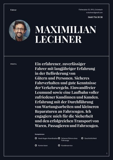 Professionell Vorlage für Bewerbungsschreiben Authority