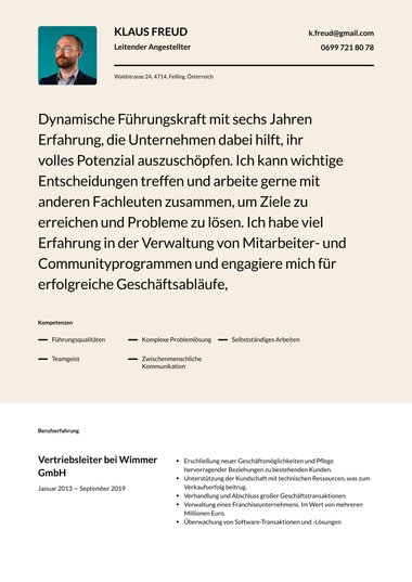 Professionell Vorlage für Bewerbungsschreiben Half Tone