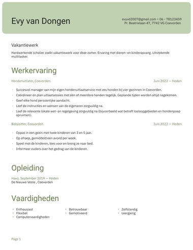 Ats cv-template Kop ATS