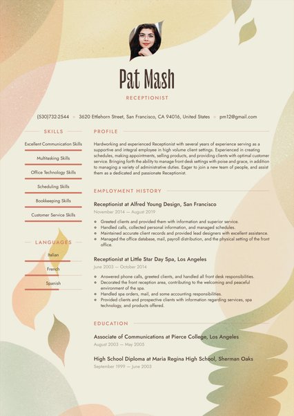 Rio resume template