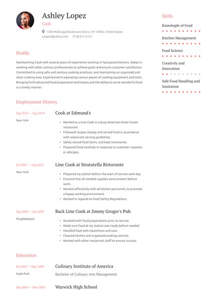 Barcelona resume template