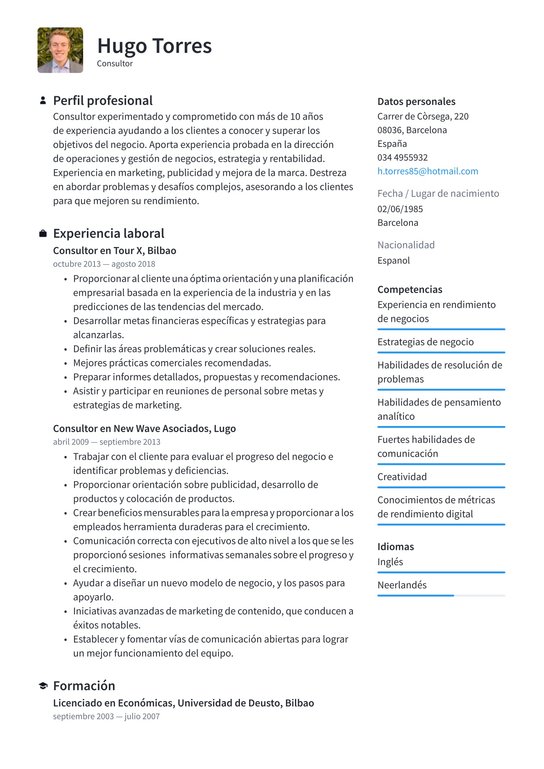 Ejemplo de currículum de auxiliar de enfermería: guía y consejos 2026