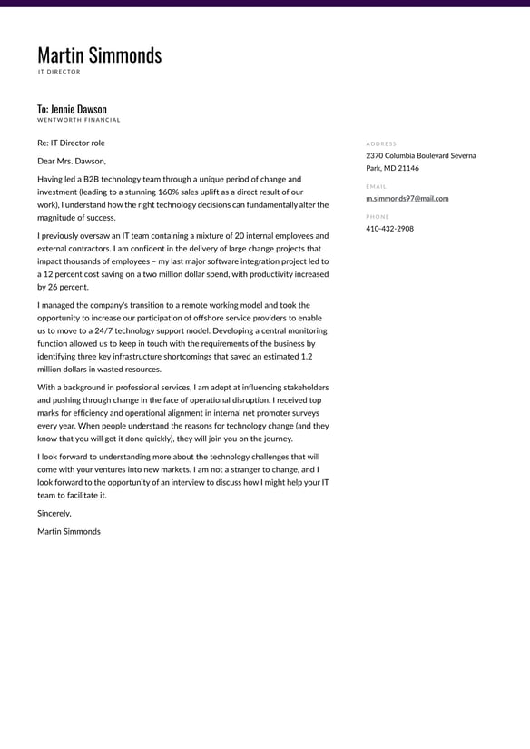 IT Director cover_letter example