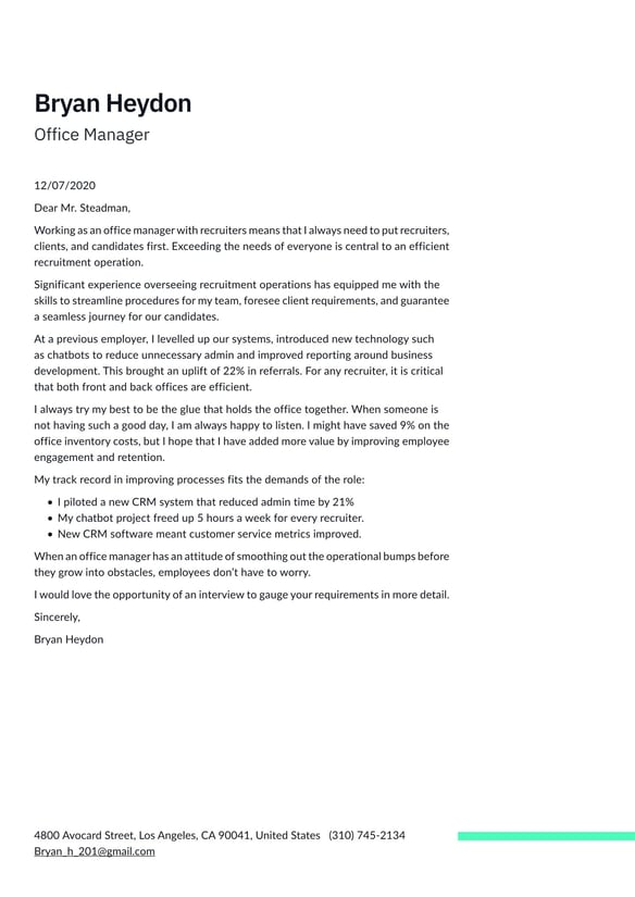 Office Manager cover_letter example