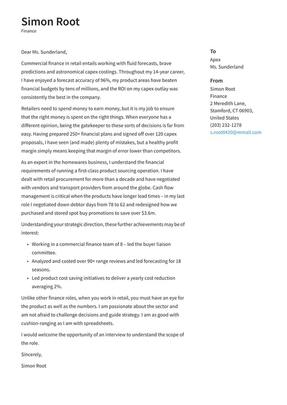 Finance cover_letter example