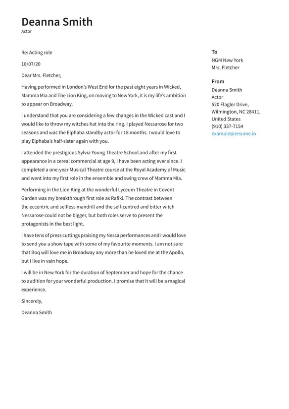 Acting cover_letter example