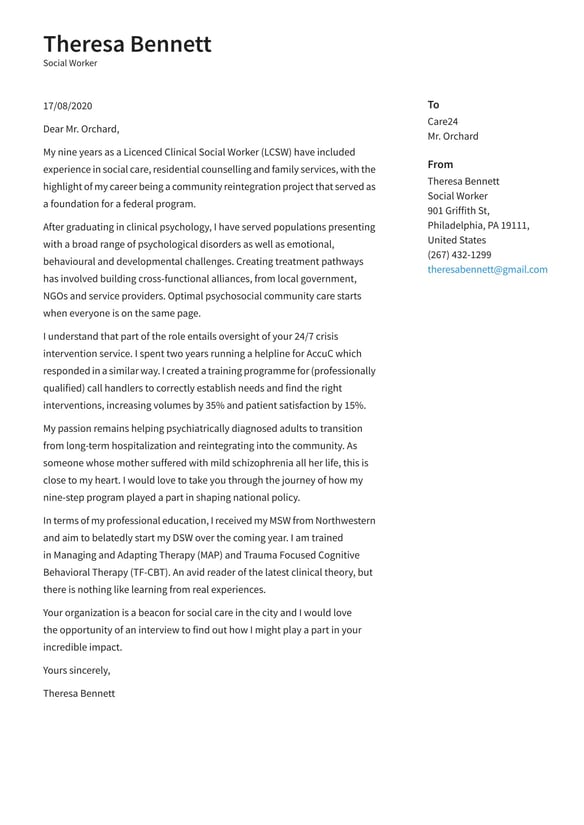 Social Worker cover_letter example