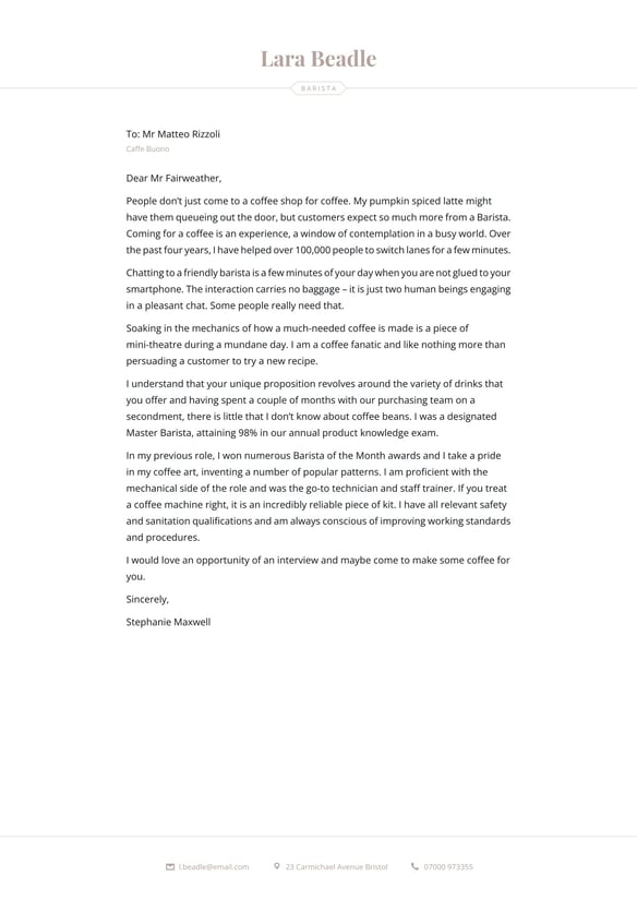 Barista cover_letter example