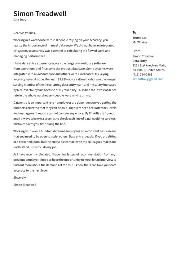 Data Entry cover_letter example