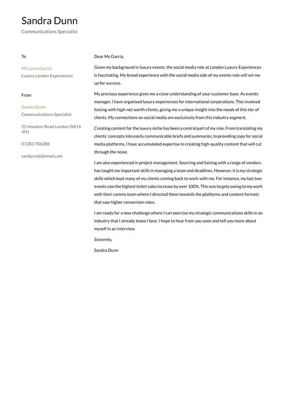 Career Change cover_letter example