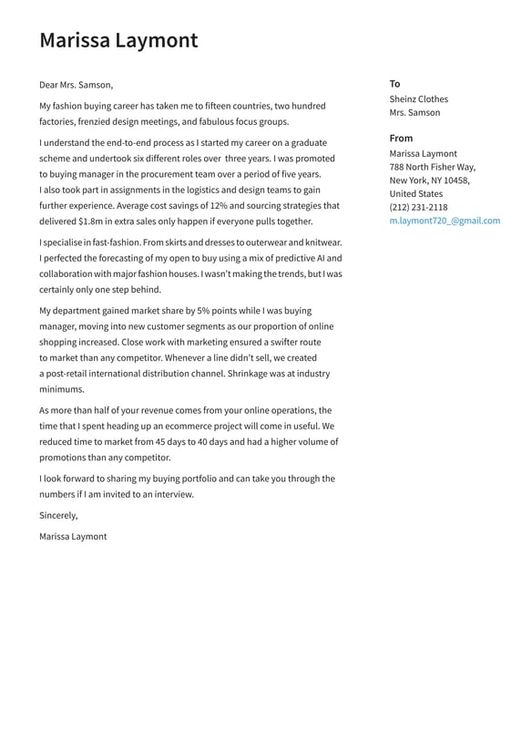 Fashion cover_letter example