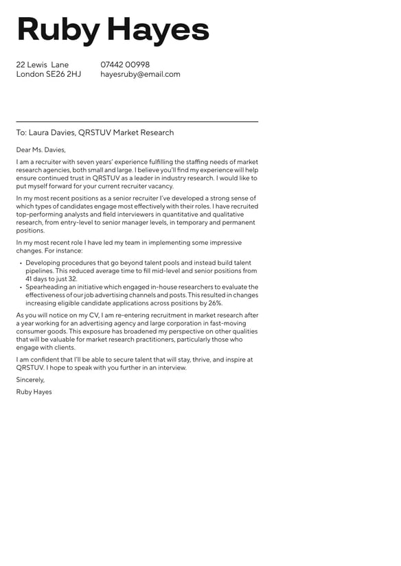 Recruiter cover_letter example