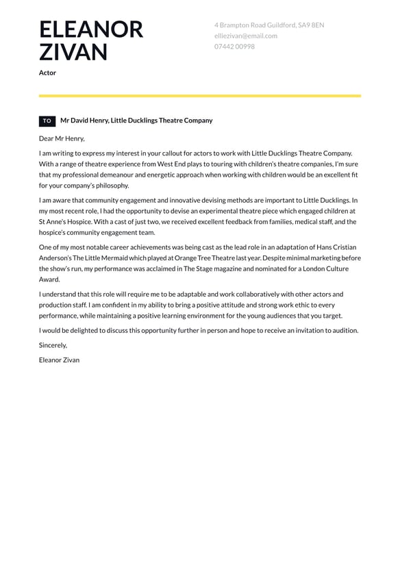 Actor cover_letter example