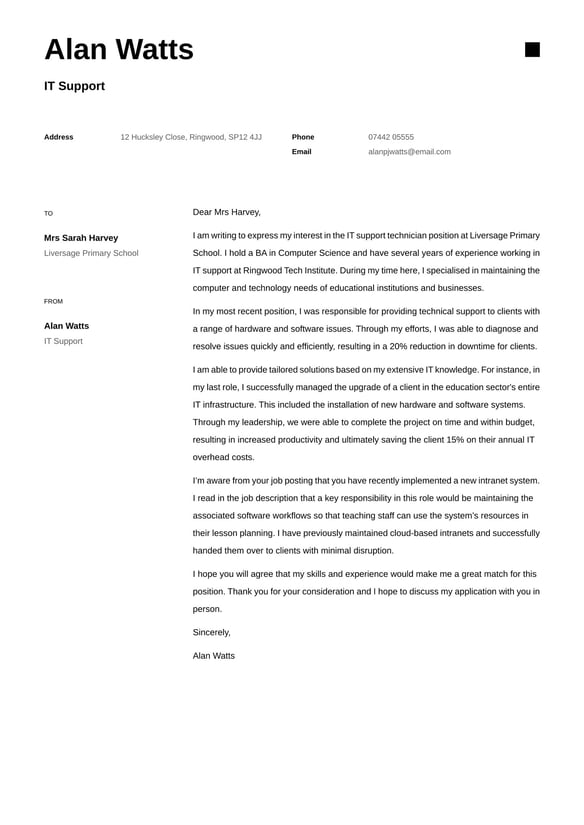 IT Support cover_letter example