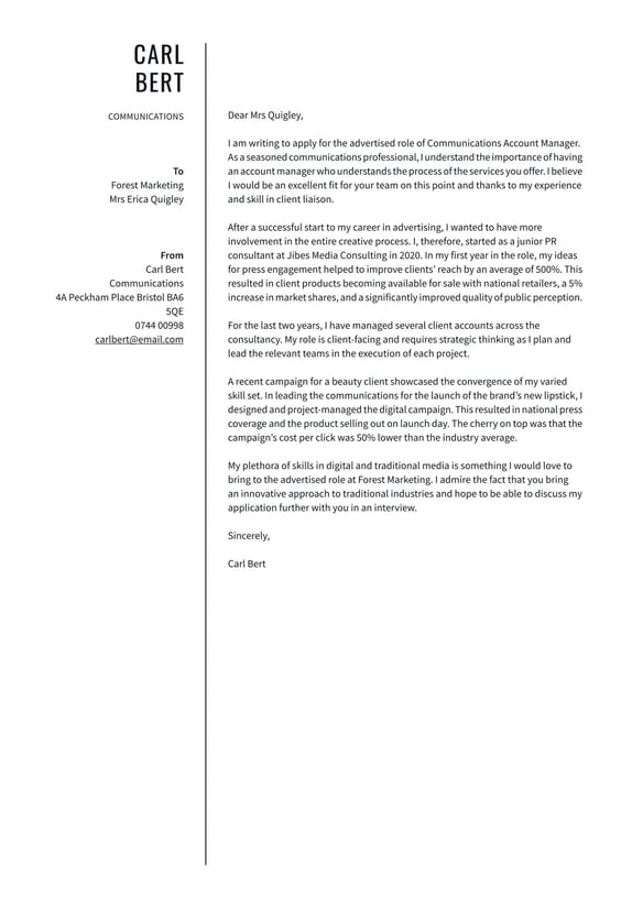 Communications cover_letter example