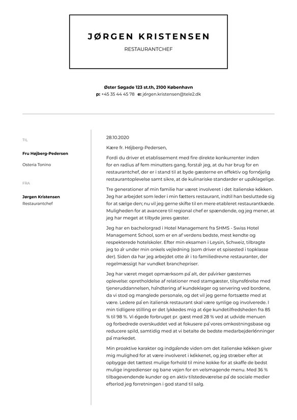 Restaurantchef cover_letter example