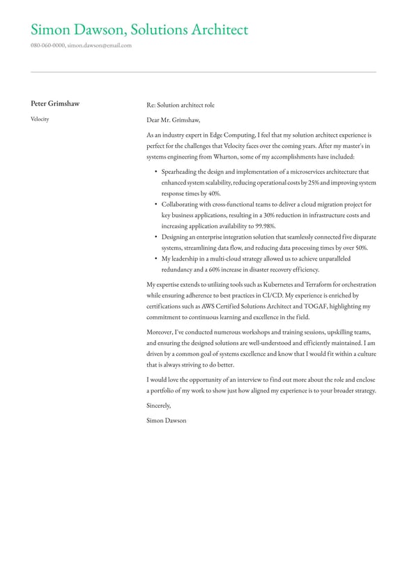 Solutions Architect cover_letter example