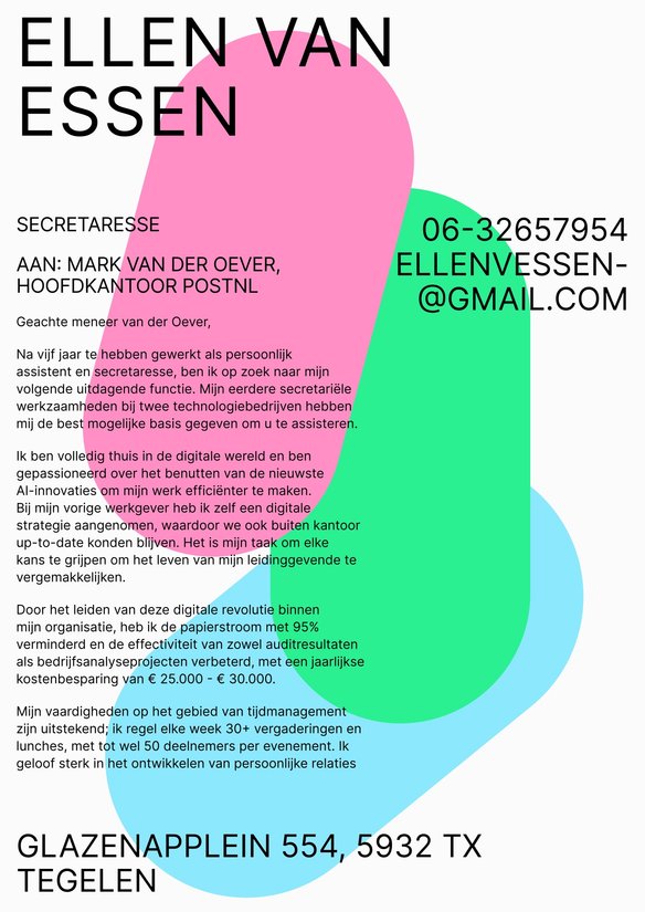 Secretaresse cover_letter example