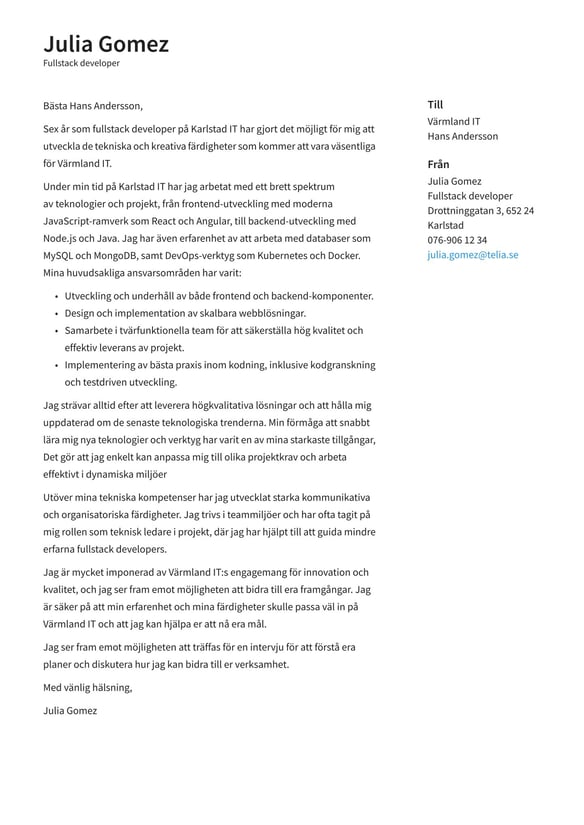 Full stack developer cover_letter example