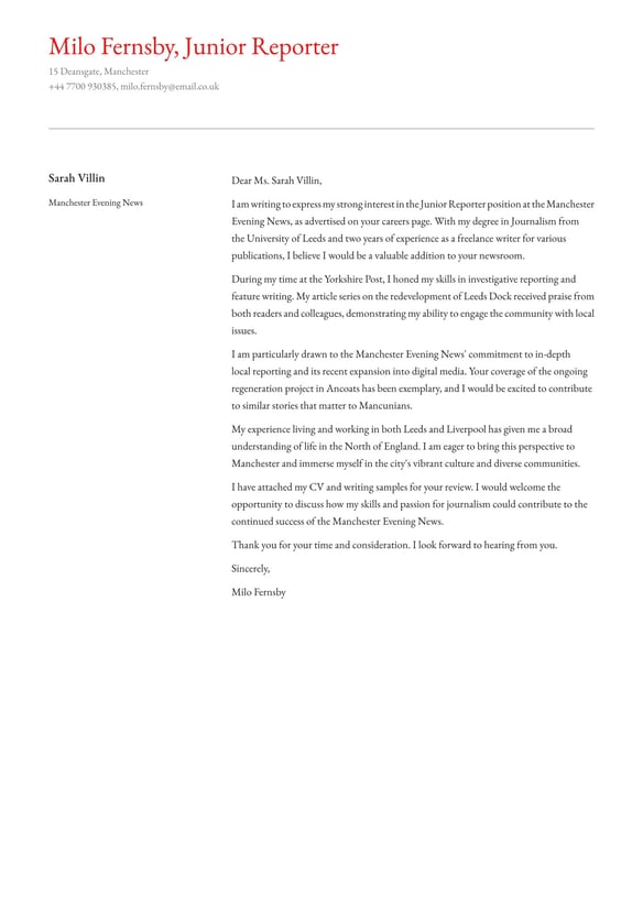 Journalism cover_letter example