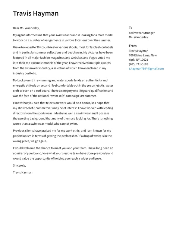 Modeling cover_letter example