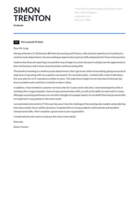 Graduate cover_letter example