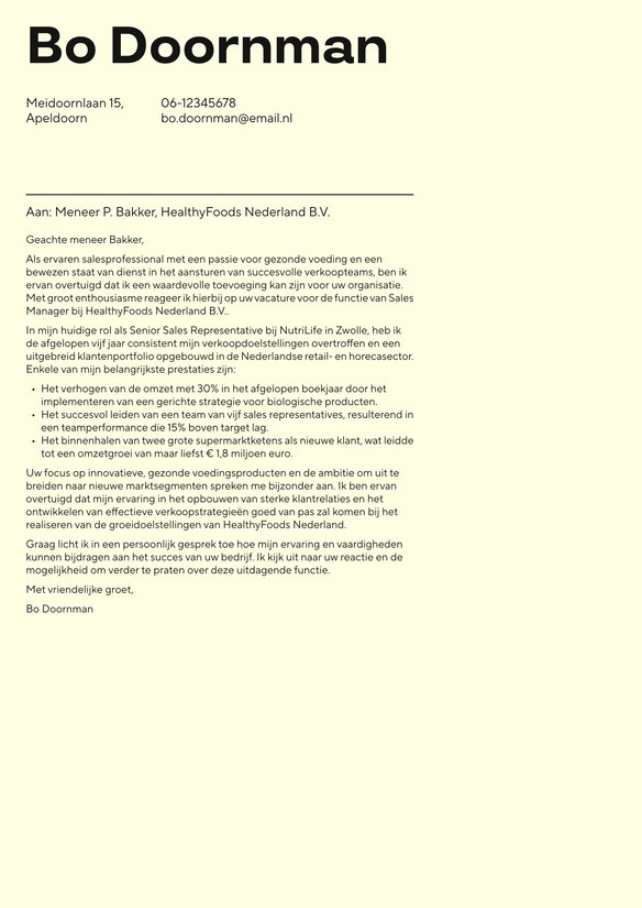 Sales manager cover_letter example