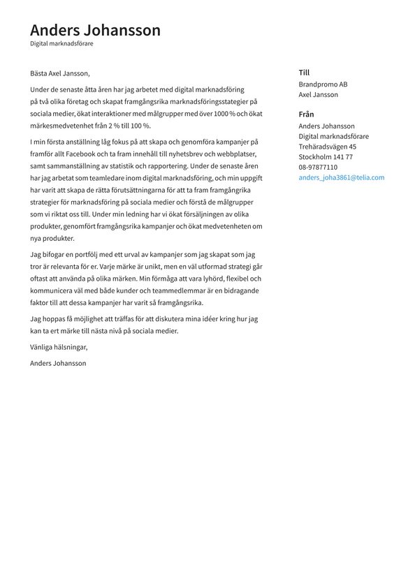Digital marknadsförare cover_letter example