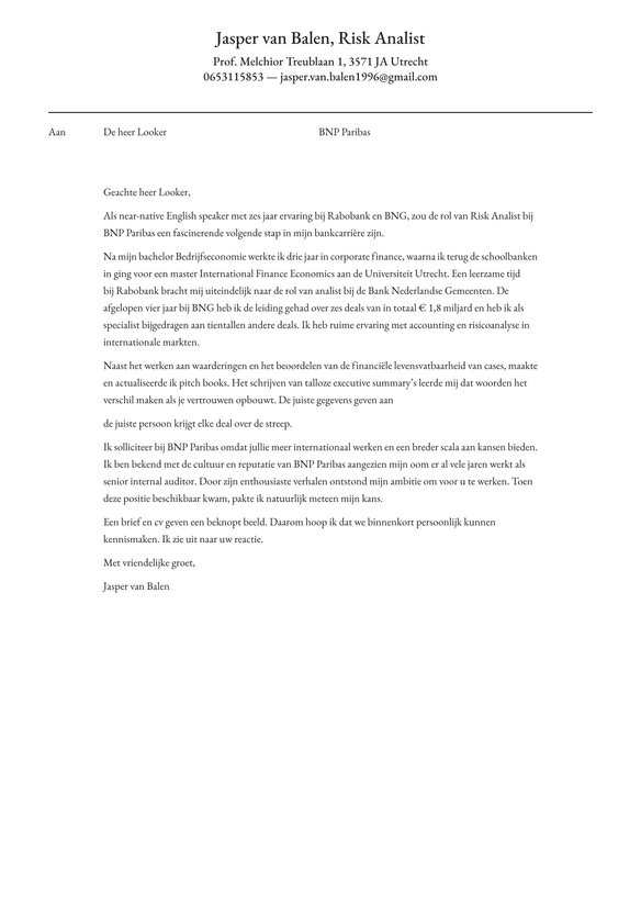 Bankier cover_letter example