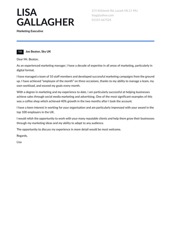 Marketing cover_letter example