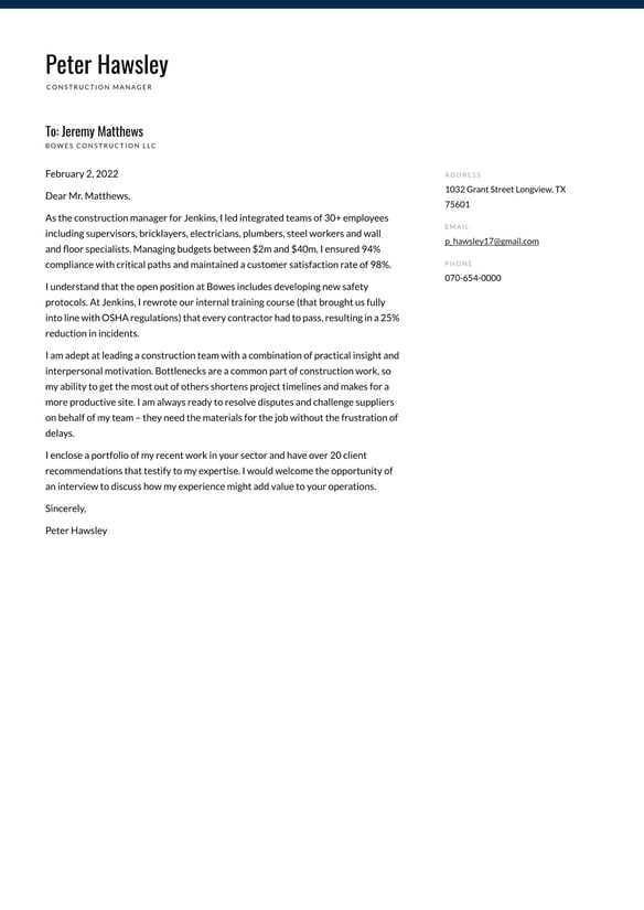 Construction cover_letter example