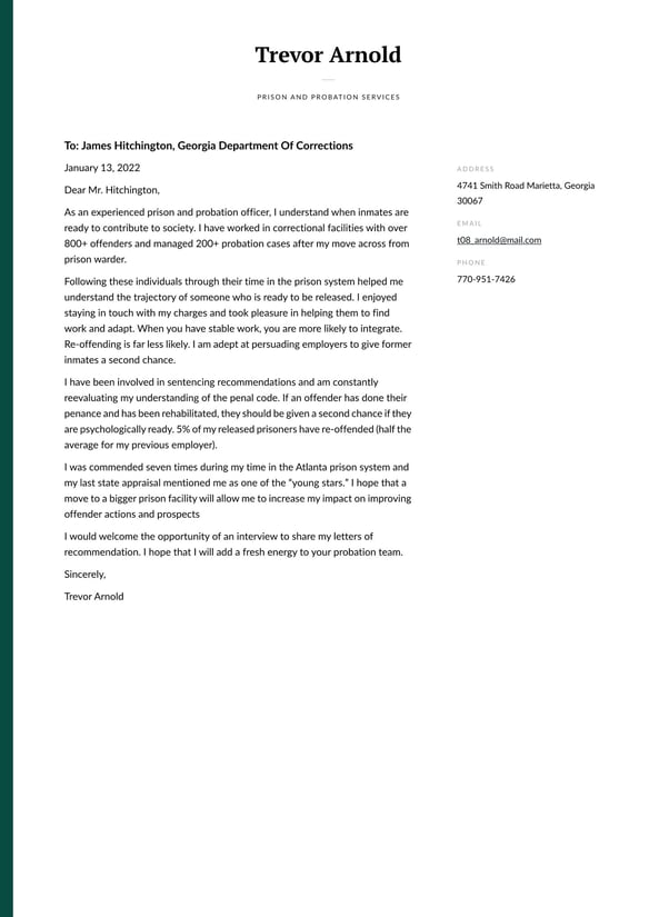 Prison and Probation Services cover_letter example