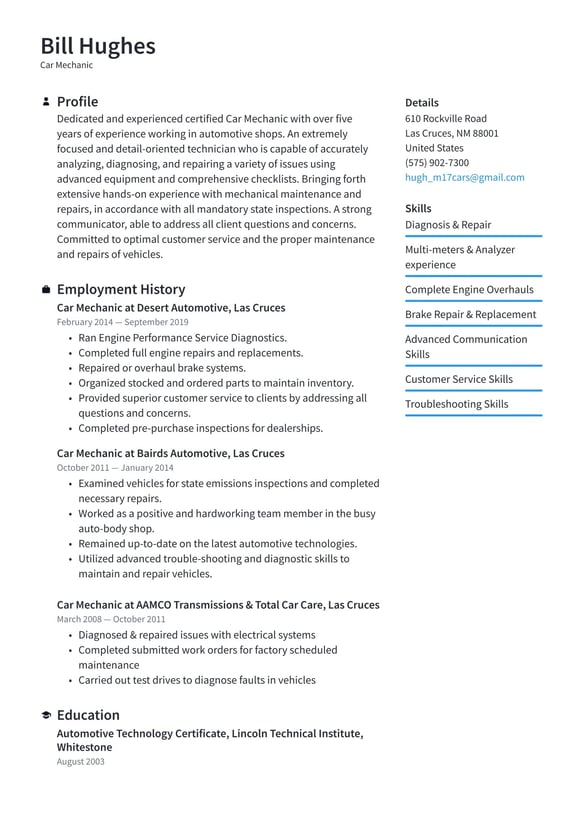 Real Estate Assistant resume example