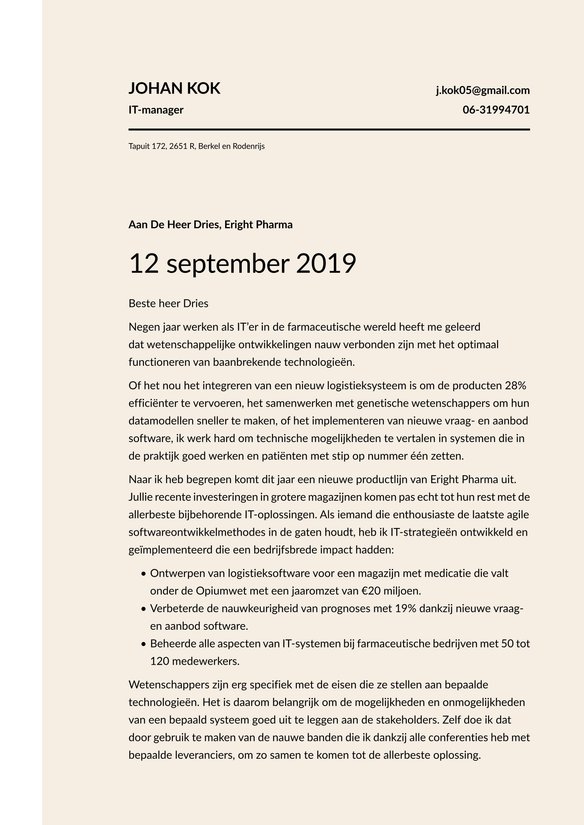 Administratief cover_letter example