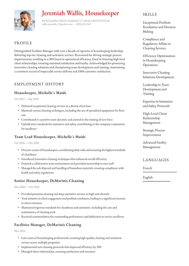 Senior-level Housekeeping Translation missing: en.examples.cover_letter_example