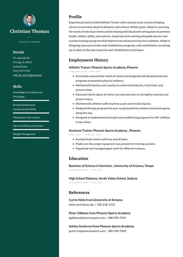 Mid-career Athletic Trainer Translation missing: en.examples.cover_letter_example Mid-career Athletic Trainer Translation missing: en.examples.cover_letter_example