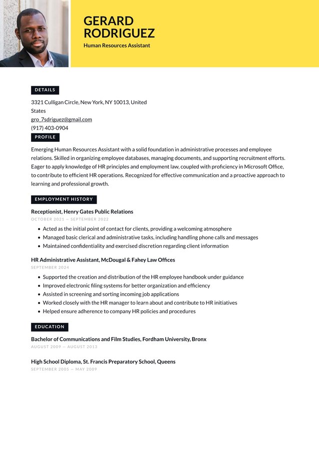 Entry-level Human Resources Assistant Translation missing: en.examples.cover_letter_example