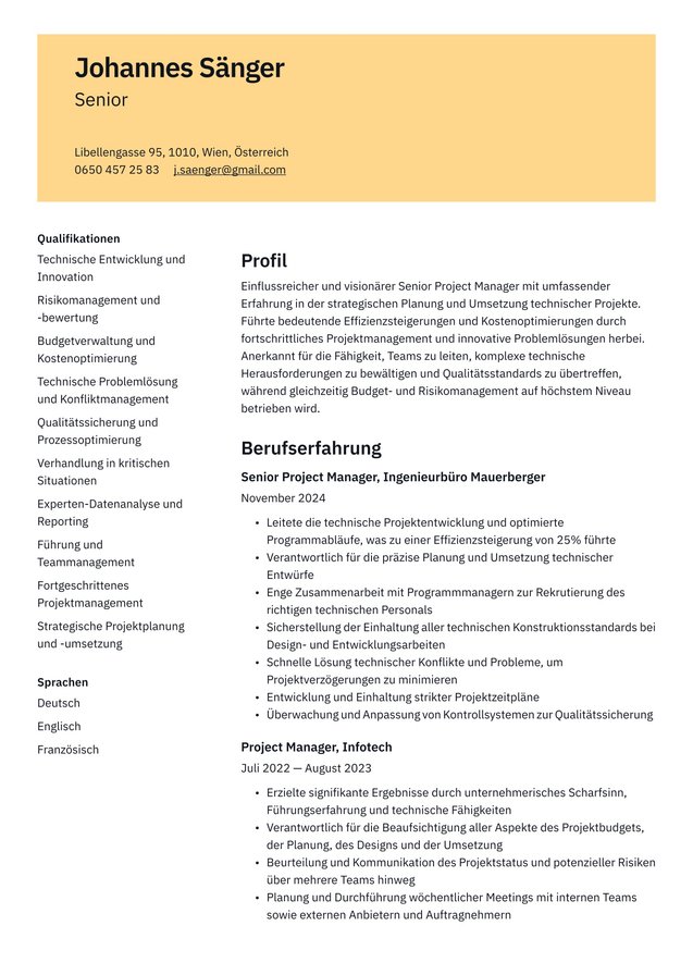 mit viel Berufserfahrung Technischer Translation missing: de-AT.examples.cover_letter_example