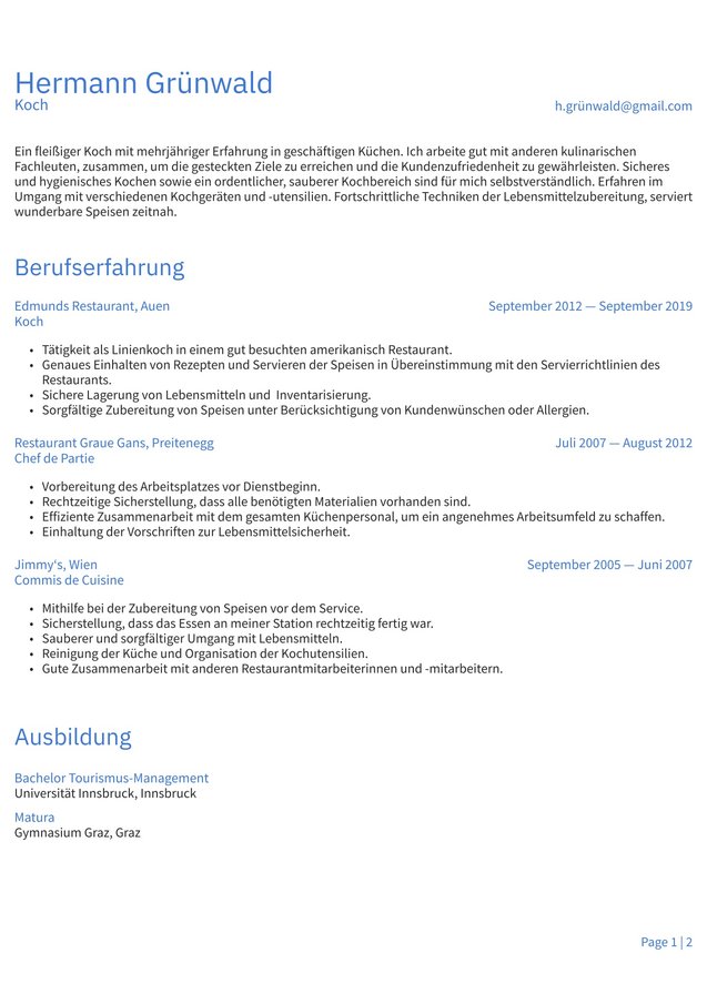 mit erster Berufserfahrung Koch Translation missing: de-AT.examples.cover_letter_example mit erster Berufserfahrung Koch Translation missing: de-AT.examples.cover_letter_example
